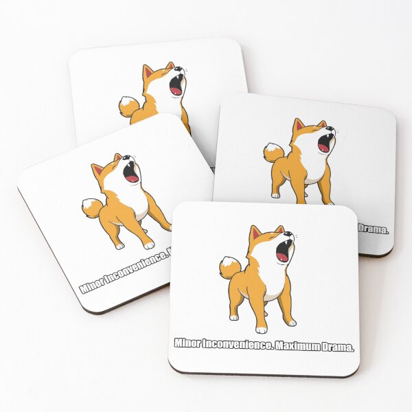 Item preview, Shiba Inu - Minor Inconvenience Maximum Drama - Funny Shiba Gift designed and sold by pawdrops.