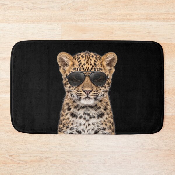 Item preview, Cute Baby Leopard Wearing Sunglasses Funny designed and sold by RareLavender.