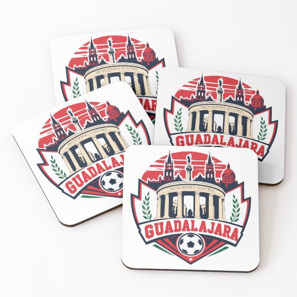 Item preview, Vintage Guadalajara Maxico World Football Soccer Crest designed and sold by Imaginationbeyond.