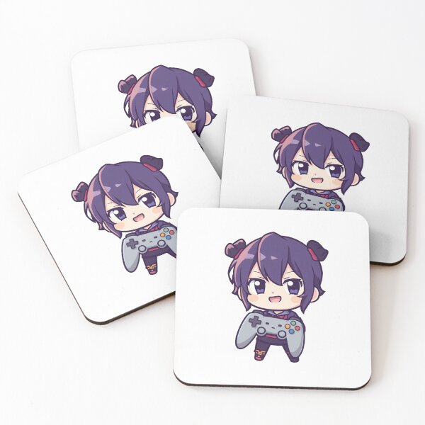 Item preview, Cute Kawaii Chibi Anime Character Holding Gaming Controller designed and sold by HuNDefii.