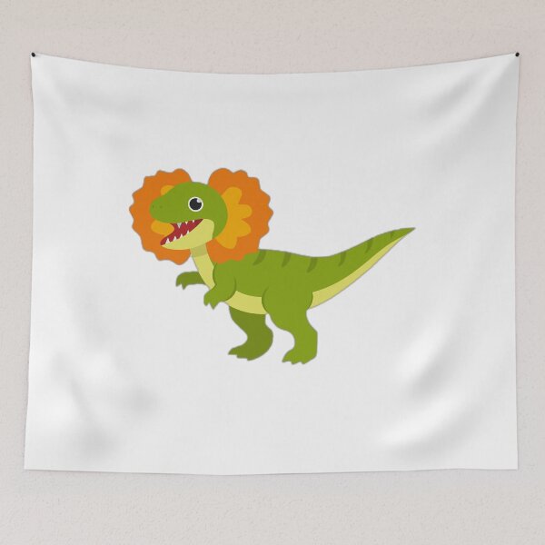 Item preview, Cute Cartoon Dilophosaurus Dinosaur Illustration designed and sold by DailyDoodlesBySumbul.