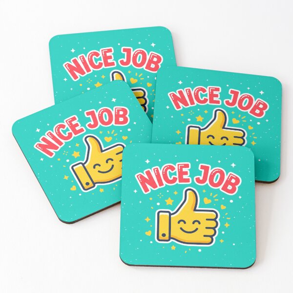 Item preview, Nice Job Thumbs Up Emoji - Positive Encouragement & Motivation for gaming designed and sold by LevelUpLad.