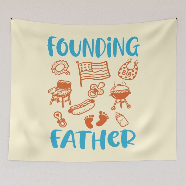 Item preview, Fathers Day Pregnancy Announcement Baby Founding Fathers designed and sold by Colorfulman.