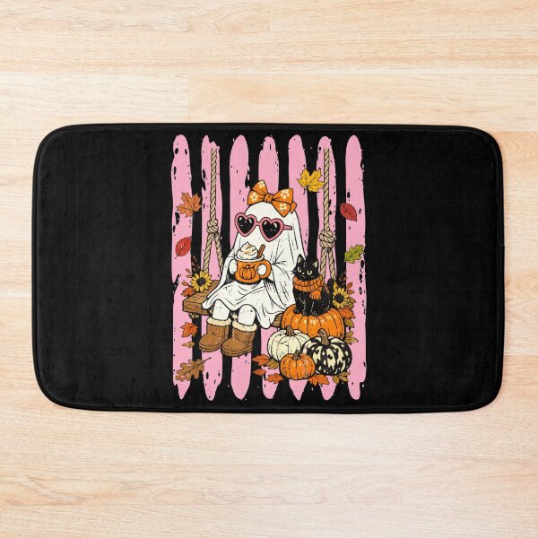 Item preview, funny Halloween retro black cat Ghost Spooky gift designed and sold by Amzkao.