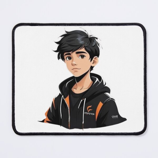 Item preview, Anime Boy Portrait Aesthetic Digital Art Cool Hoodie Character Illustration designed and sold by ZyloPrints.
