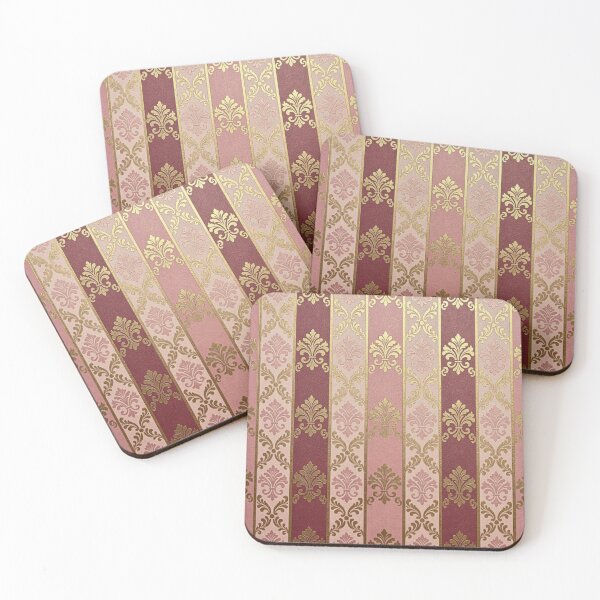 Item preview, Pink Striped Damask designed and sold by DesignsByPrnces.