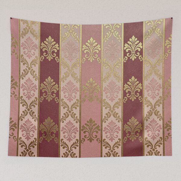 Item preview, Pink Striped Damask designed and sold by DesignsByPrnces.