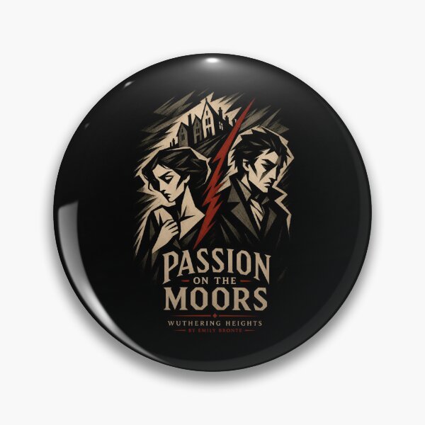Item preview, Wuthering Heights Passion On The Moors Expressionist Retro Design designed and sold by Fenay Designs.