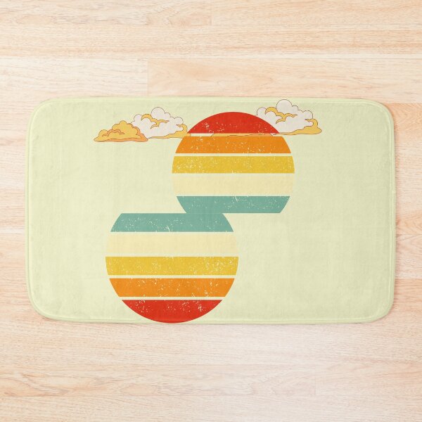 Item preview, Geometric retro sunset with vintage clouds designed and sold by A touch of creativity.