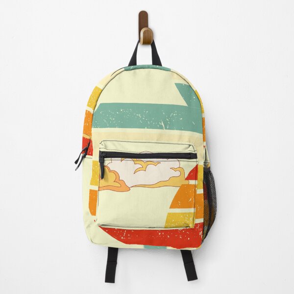 Item preview, Geometric retro sunset with vintage clouds designed and sold by A touch of creativity.