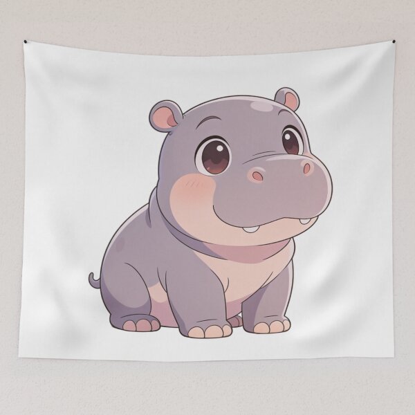 Item preview, Chibi Hippo designed and sold by T's&such.
