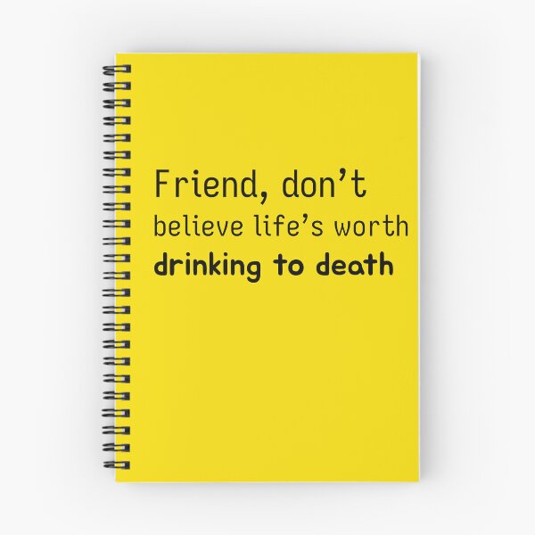 Item preview, Alcoholism designed and sold by The WordCatcher Street.