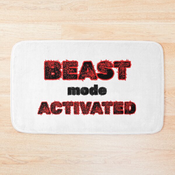 Item preview, Beast Mode Activated Motivational Quote designed and sold by Snedsdigital.