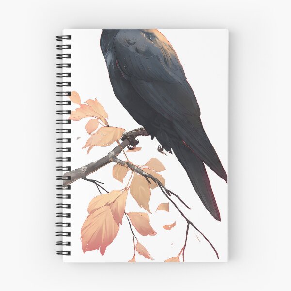 Item preview, Lothlorien Golden Leaves Crow designed and sold by IllumeInk.