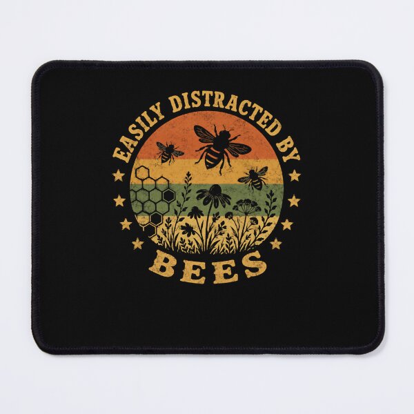 Item preview, Easily Distracted By Bees Beekeeper Honey Bee Lover Gardener designed and sold by JonesFlora2025.