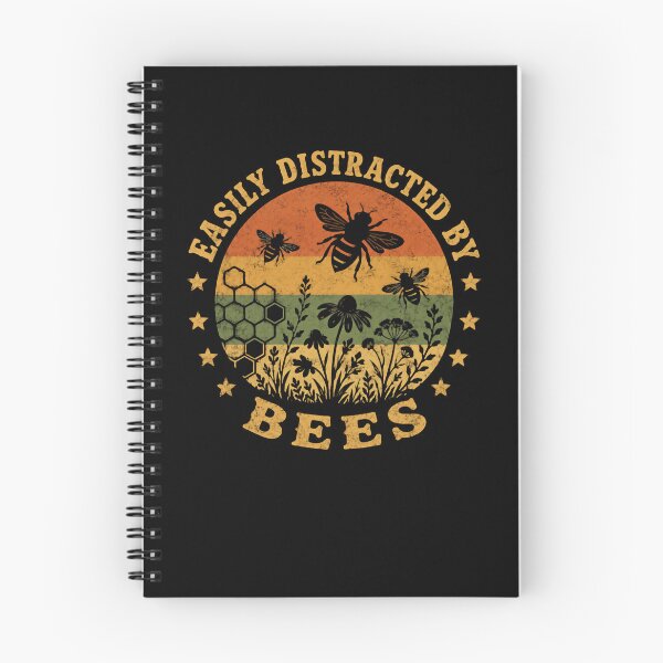 Item preview, Easily Distracted By Bees Beekeeper Honey Bee Lover Gardener designed and sold by JonesFlora2025.