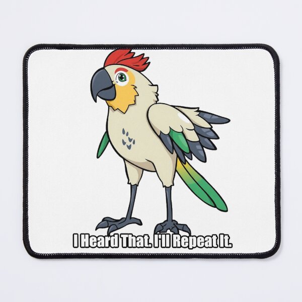 Item preview, Parrot - I Heard That Ill Repeat It - Funny Talking Parrot Gift designed and sold by pawdrops.