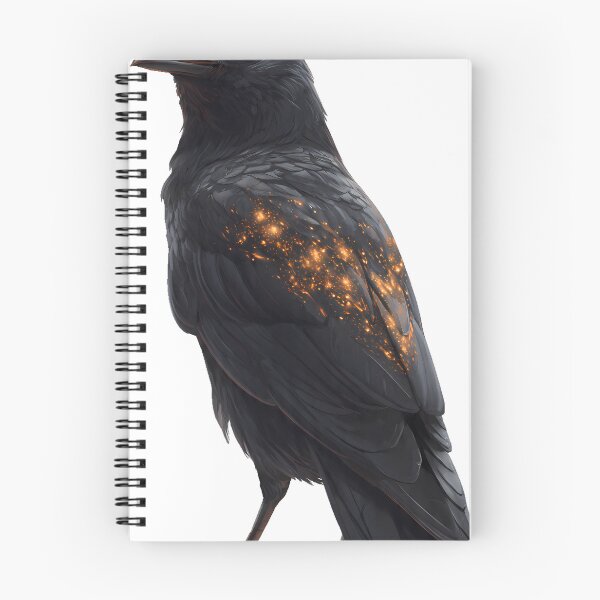 Item preview, Mount Doom Volcano Crow designed and sold by IllumeInk.