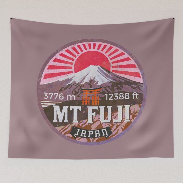 Item preview, MT Fuji Vintage Emblem V03 designed and sold by Lidra Zehcnas.