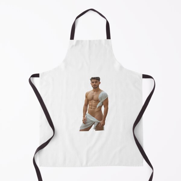 Item preview, Elegant Athletic Portrait in Flowing White Drapery designed and sold by Artisan Finds Online.
