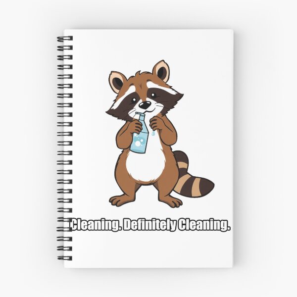 Item preview, Raccoon - Cleaning Definitely Cleaning - Funny Raccoon Gift designed and sold by pawdrops.