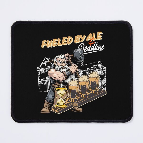 Item preview, Funny Dwarf T-Shirt Desk Worker RPG Beer Pun Retro Father's Day Gift for Project Manager designed and sold by E20STUDIO.