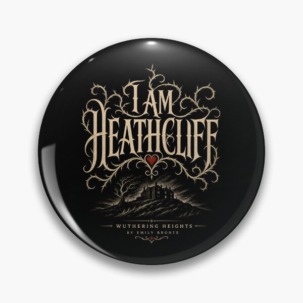 Item preview, Wuthering Heights I Am Heathcliff Quote Gothic Vintage Manor designed and sold by Fenay Designs.