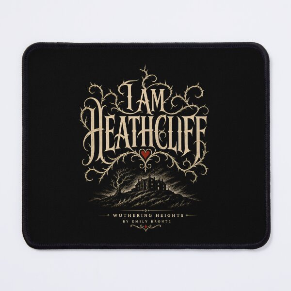 Item preview, Wuthering Heights I Am Heathcliff Quote Gothic Vintage Manor designed and sold by Fenay Designs.