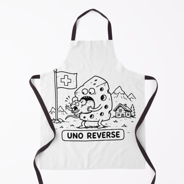 Item preview, Uno Reverse Funny Swiss Cheese Mouse Sketch Meme Design designed and sold by MonkiFlipp.