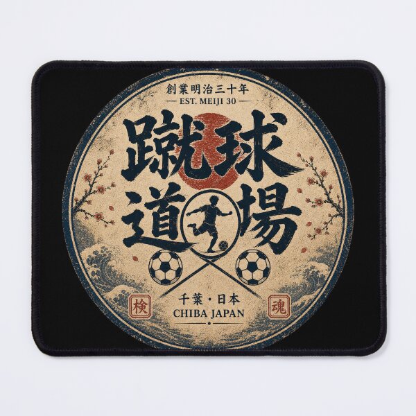 Item preview, Shukyuu Dojo Soccer Club Japanese Vintage Logo Sticker Art designed and sold by Locker39.