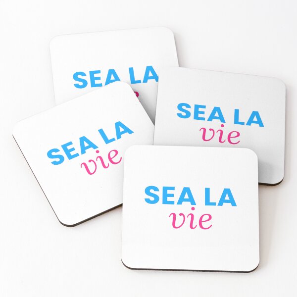 Item preview, Sea La Vie Funny Summer Beach Tee designed and sold by 7Four1 Designs.