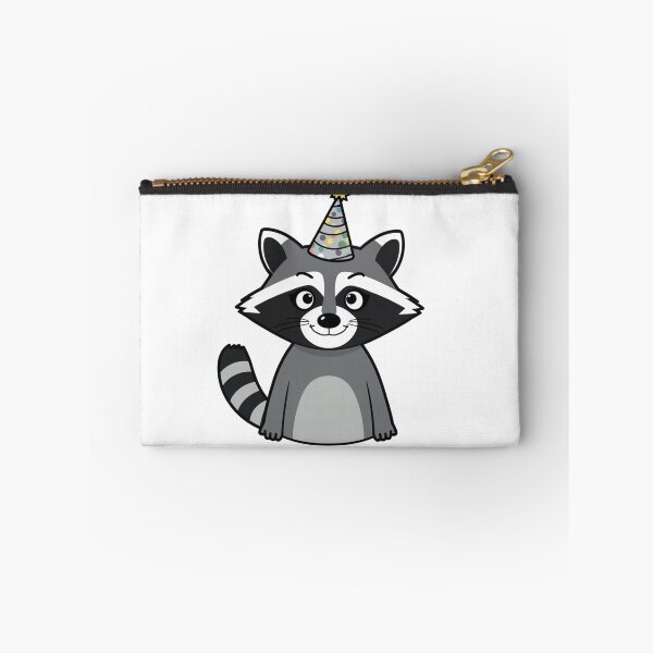 Item preview, Funny Birthday Raccoon Wearing Party Hat Garbage Trash designed and sold by HuNDefii.