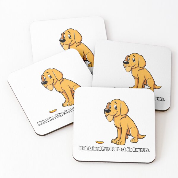 Item preview, Golden Retriever - Maintained Eye Contact No Regrets - Funny Gift designed and sold by pawdrops.