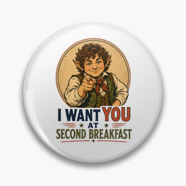 Item preview, I Want You At Breakfast Halfling Fantasy Retro Art designed and sold by Fenay Designs.