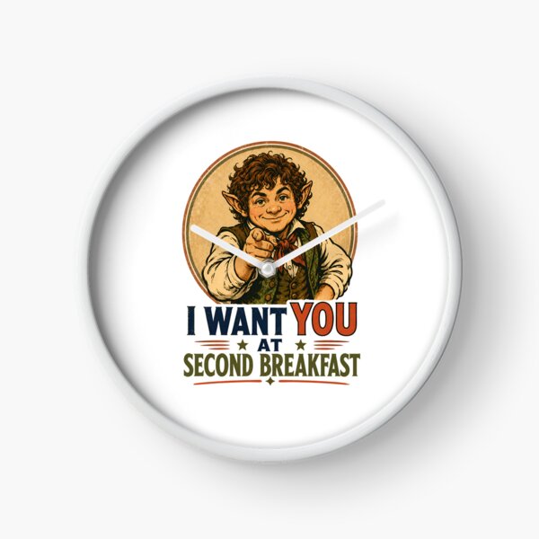 Item preview, I Want You At Breakfast Halfling Fantasy Retro Art designed and sold by Fenay Designs.