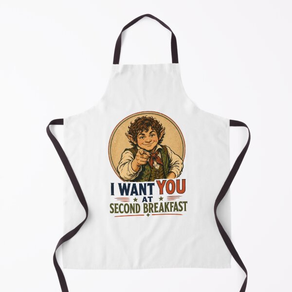 Item preview, I Want You At Breakfast Halfling Fantasy Retro Art designed and sold by Fenay Designs.