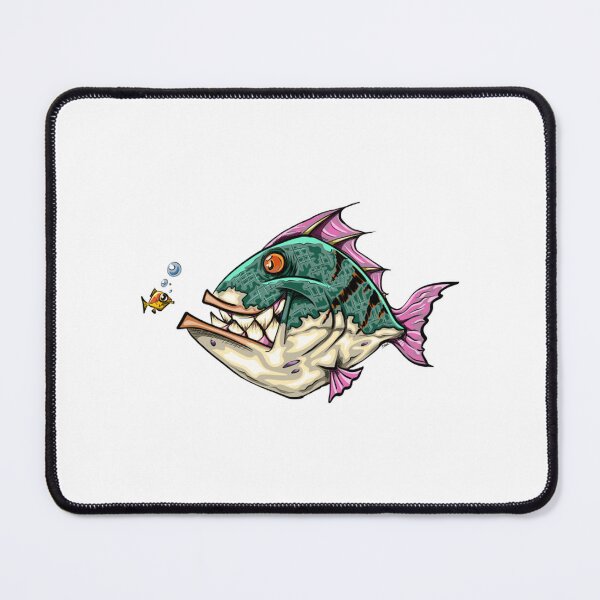 Item preview, Angry Big Fish Eating Small Fish Art designed and sold by dixondesi.