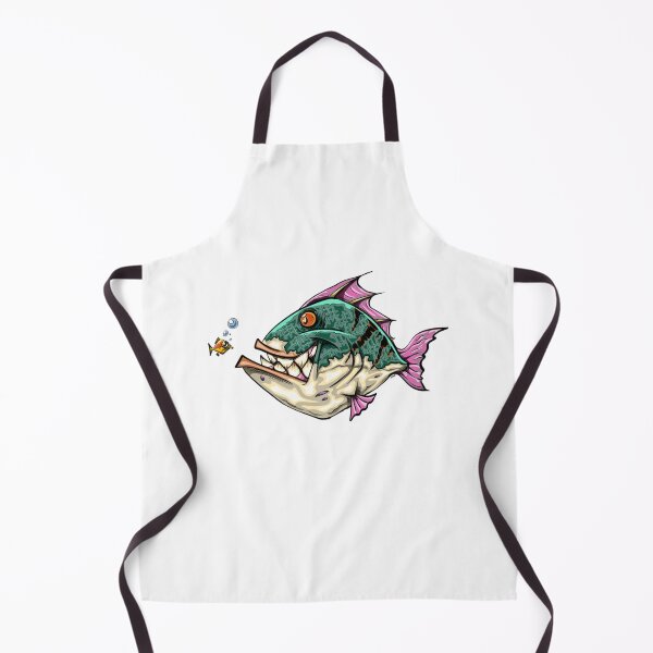 Item preview, Angry Big Fish Eating Small Fish Art designed and sold by dixondesi.