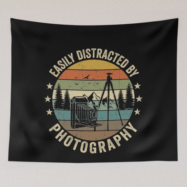 Item preview, Easily Distracted By Photography Photographer Hobbyist Camera designed and sold by JonesFlora2025.
