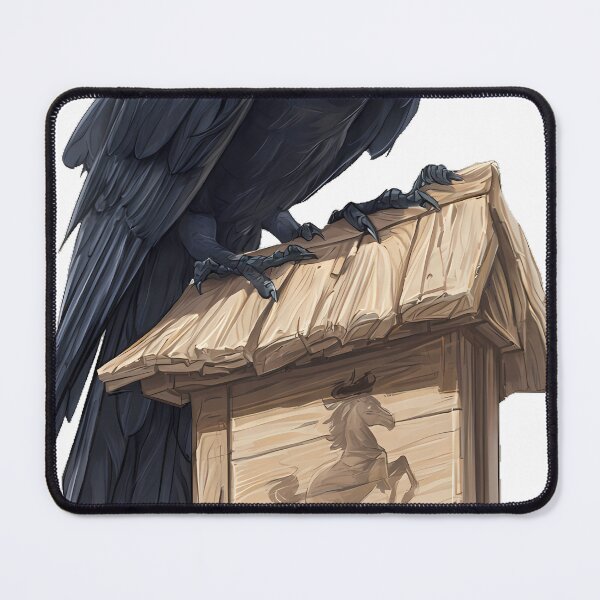 Item preview, Prancing Pony Sign Crow designed and sold by IllumeInk.