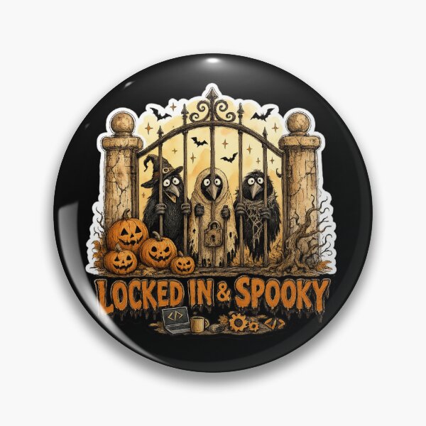 Item preview, Locked in & spooky summerween Halloween intern humor designed and sold by Black British  Designer - Photographer.