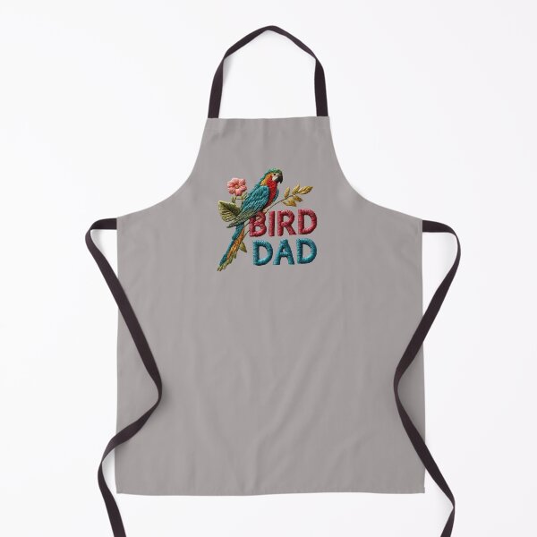 Item preview, Bird Dad Embroidered Parrot Design designed and sold by MegaNovaArt.