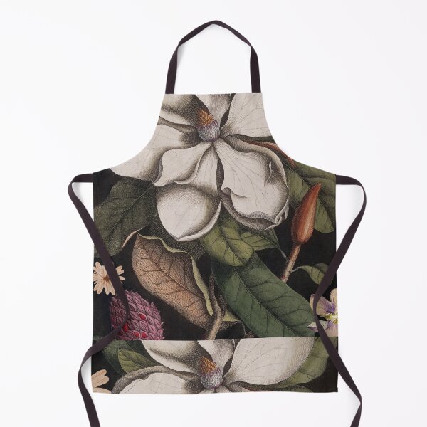 Item preview, Vintage Botanical Garden  Magnolias and Wildflowers Art designed and sold by ArtisticFlow Co.