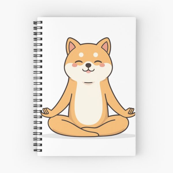 Item preview, Cute Shiba Inu Dog Meditating Yoga Peaceful Zen designed and sold by HuNDefii.
