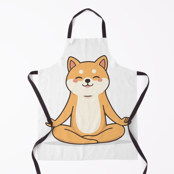 Item preview, Cute Shiba Inu Dog Meditating Yoga Peaceful Zen designed and sold by HuNDefii.