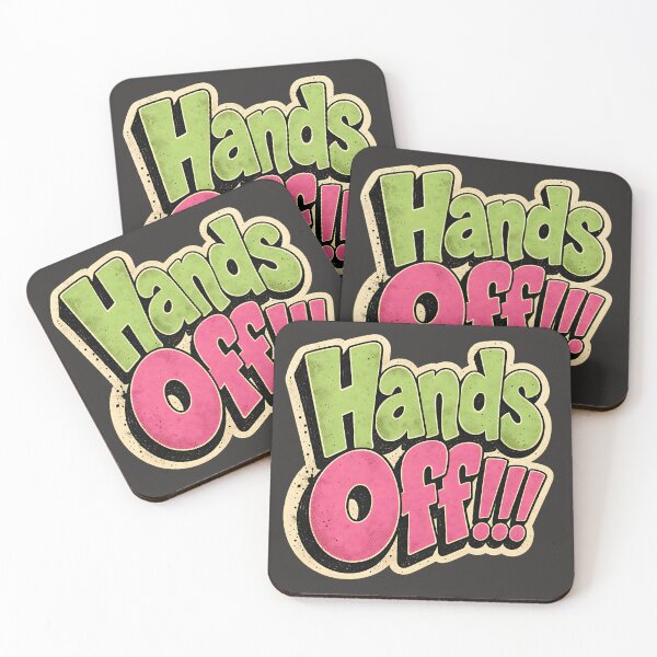 Item preview, Hands Off Funny Retro Typography Design designed and sold by PrintandJoy.