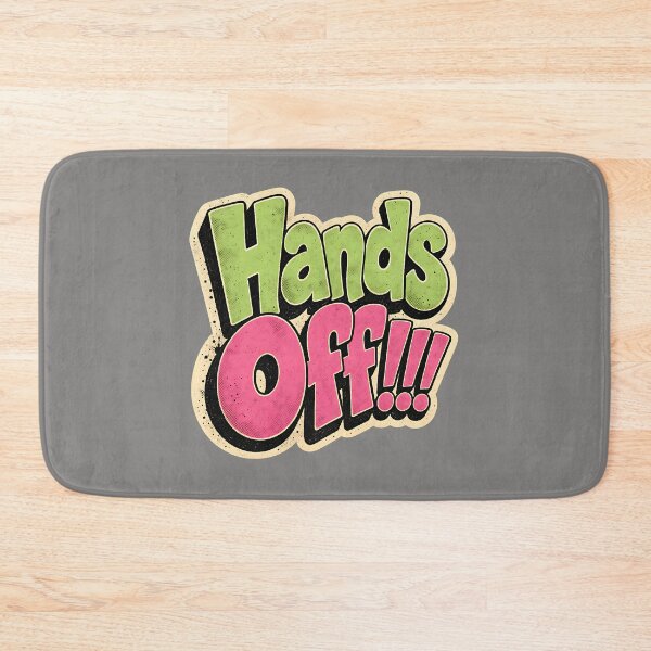 Item preview, Hands Off Funny Retro Typography Design designed and sold by PrintandJoy.