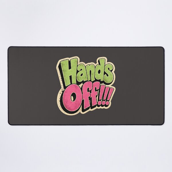 Item preview, Hands Off Funny Retro Typography Design designed and sold by PrintandJoy.