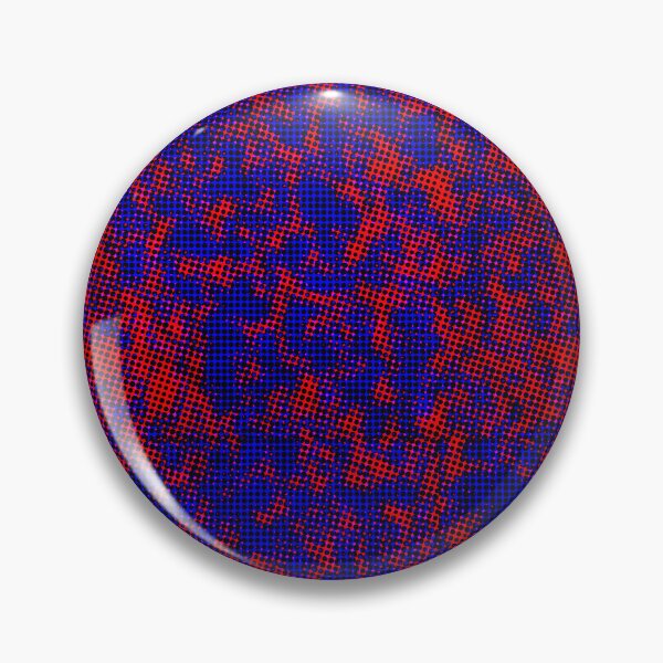 Item preview, Halftone Fireblu Doom Classic Texture Pattern 1993 designed and sold by BubblePopRed.