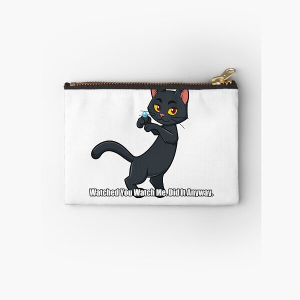 Item preview, Black Cat - Watched You Watch Me Did It Anyway - Funny Cat Gift designed and sold by pawdrops.